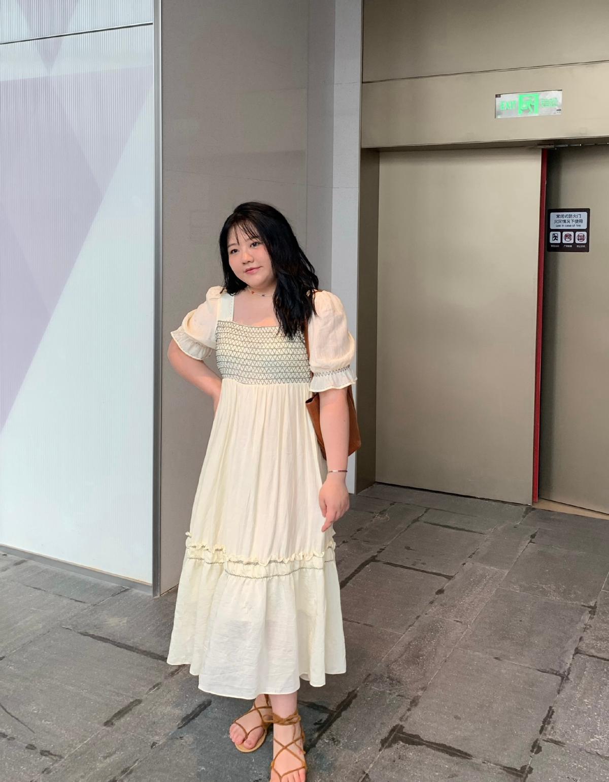 这才是真的胖女孩穿搭，身材圆润依然能穿出精致感，不沉闷很温柔