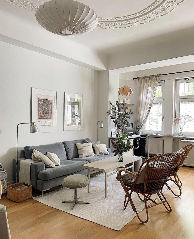 35岁德国女主的家：70㎡，每一个角落都充满着宁静诗意，太美好了