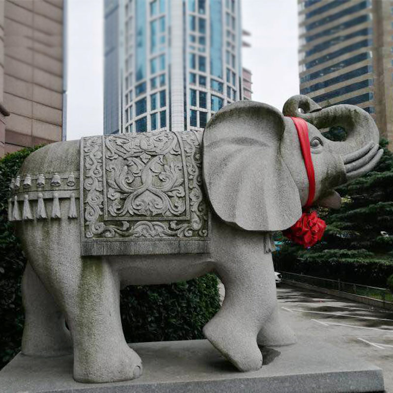 怎样翻新石头大象,石头大象怎么蒙着眼睛