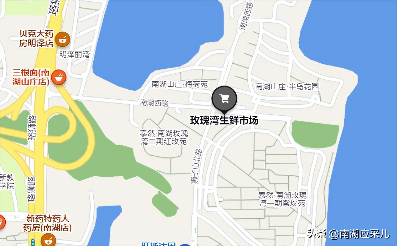 玫瑰湾小区周围的配套,南湖玫瑰湾二期小区