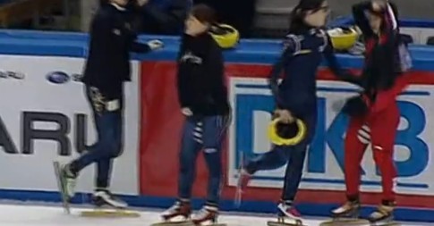 冬奥会韩国队被全部淘汰出局,冬奥会短道速滑王濛历史记录