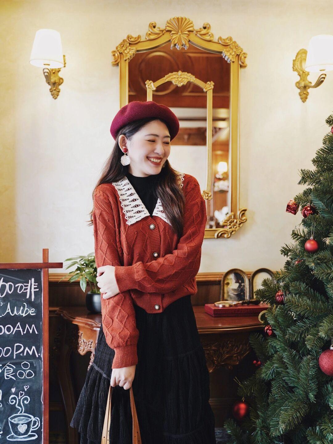 慵懒风中长款开衫毛衣如何搭配,长款毛衣宽松慵懒风开衫怎么搭配