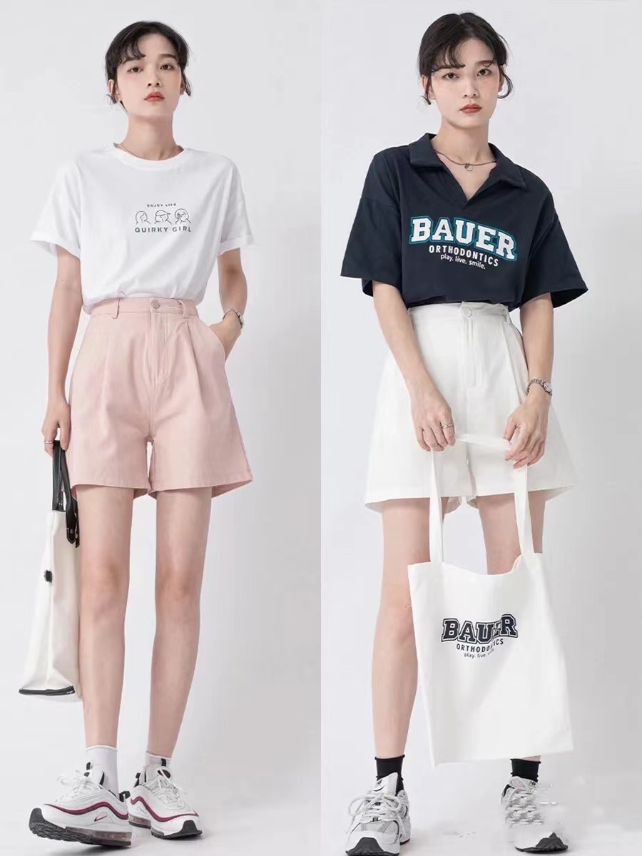 夏天穿短裤怎样让腿视觉上显瘦,短裤怎么穿搭显瘦显腿长