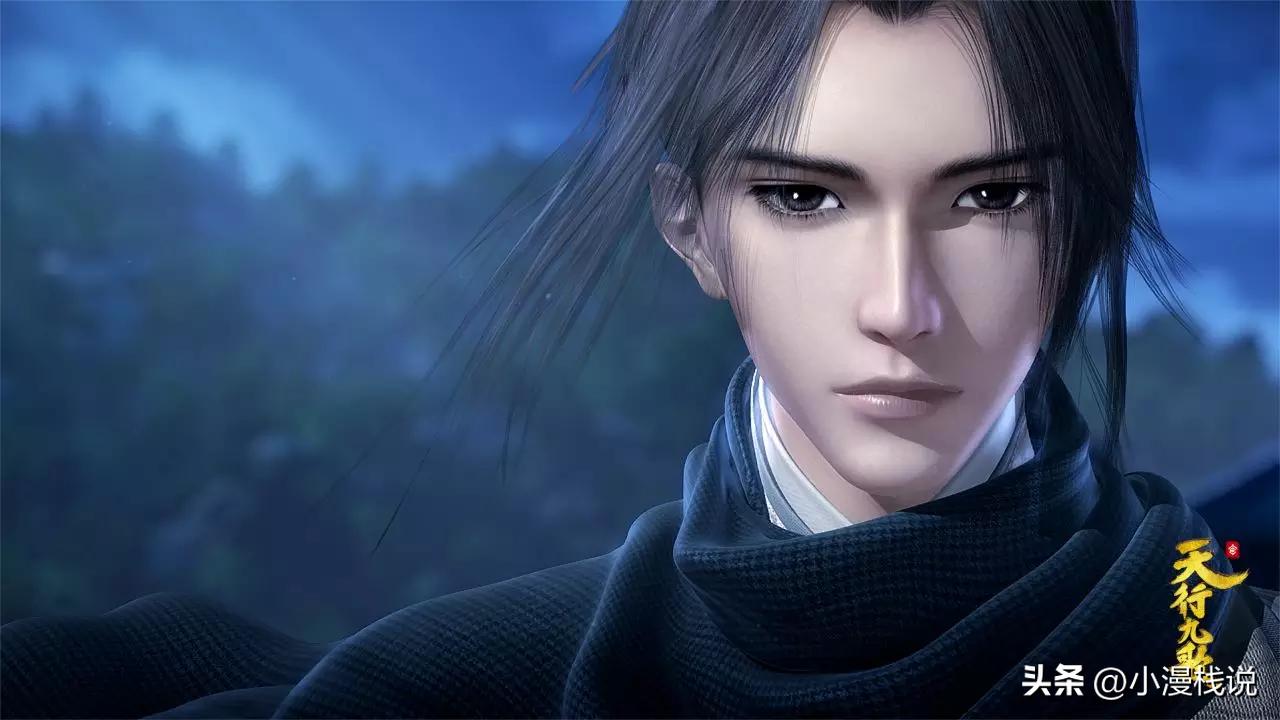 国漫男主们耍帅的场面萧炎歪头,最有争议的国漫男主萧炎唐三