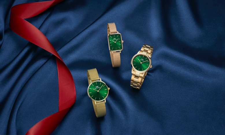 把爱带回家DANIELWELLINGTON定格腕间冬绿沁染圣诞心扉