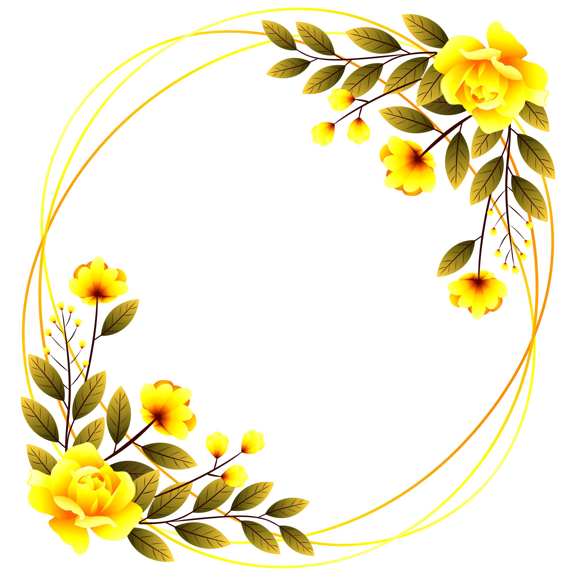 漂亮的彩色边框图片大全,好看的绿叶边框