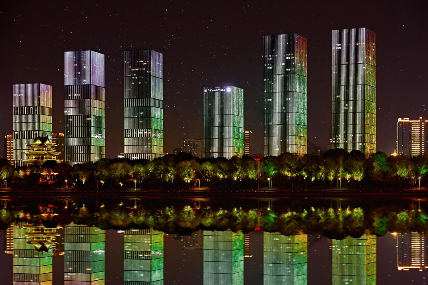 长沙看湘江夜景最好的酒店,湘江边上的最美景色地点