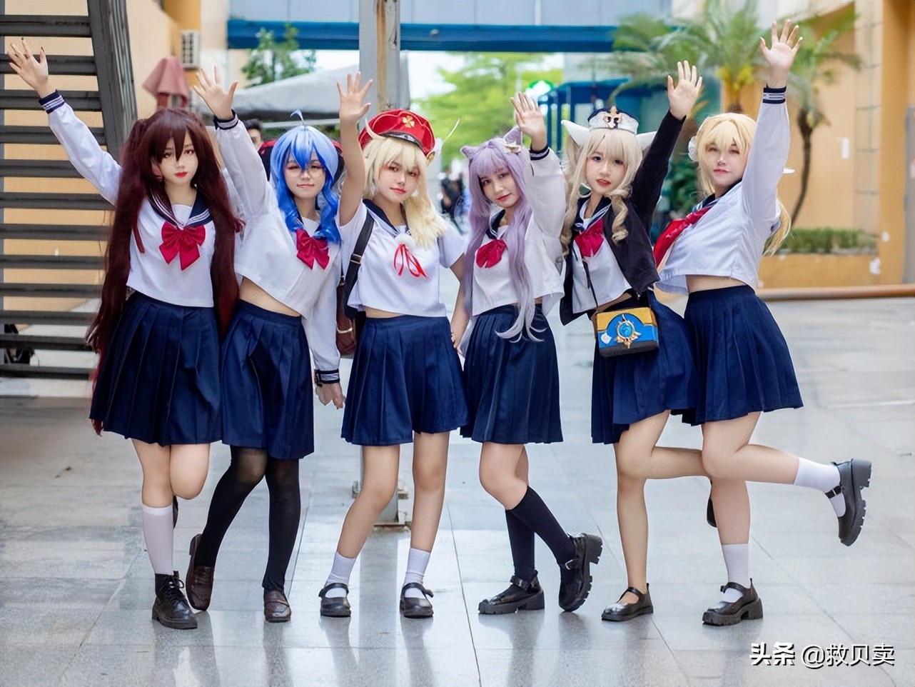 国外粉丝cos原神角色，肉装可莉好玩又可爱，非洲凝光忍不住了