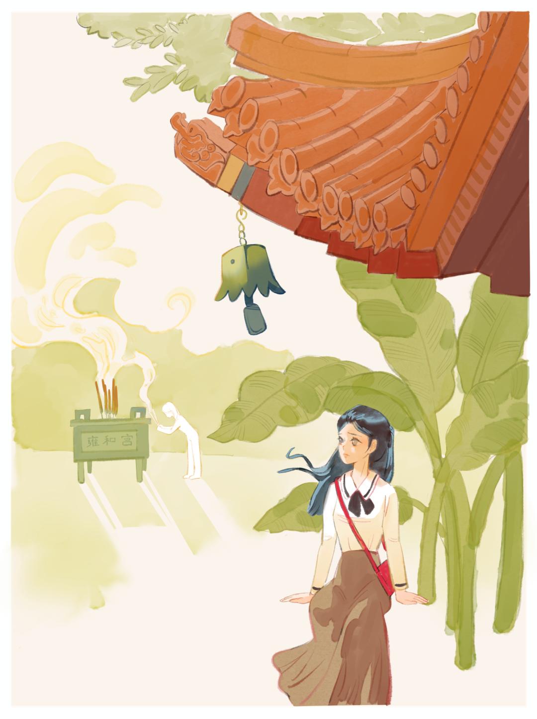 上班还是上进？我选择上香！