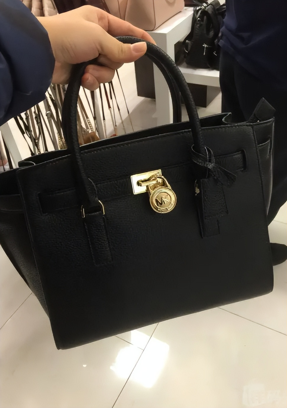 mk经典款锁头包真假,奢侈品鉴定真包假包