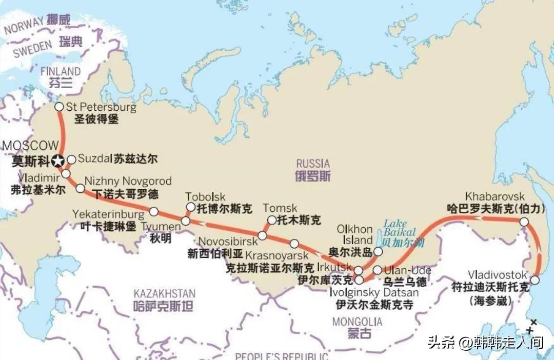 俄罗斯西伯利亚大铁路选择的原因,关于俄罗斯的故事