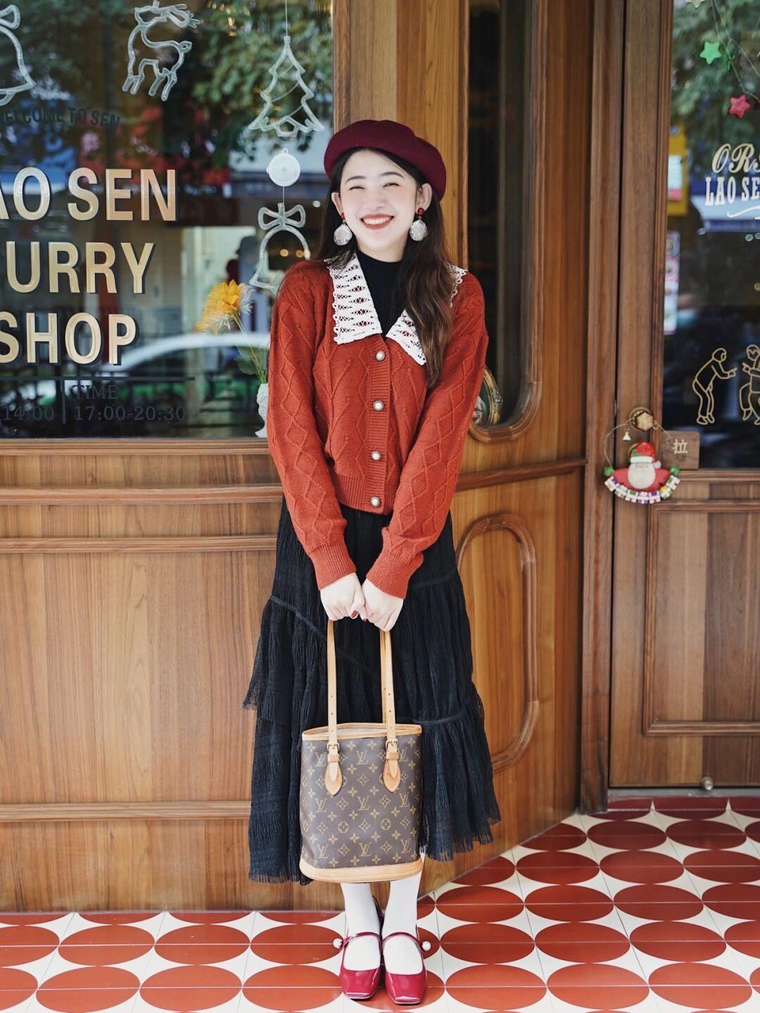 慵懒风中长款开衫毛衣如何搭配,长款毛衣宽松慵懒风开衫怎么搭配