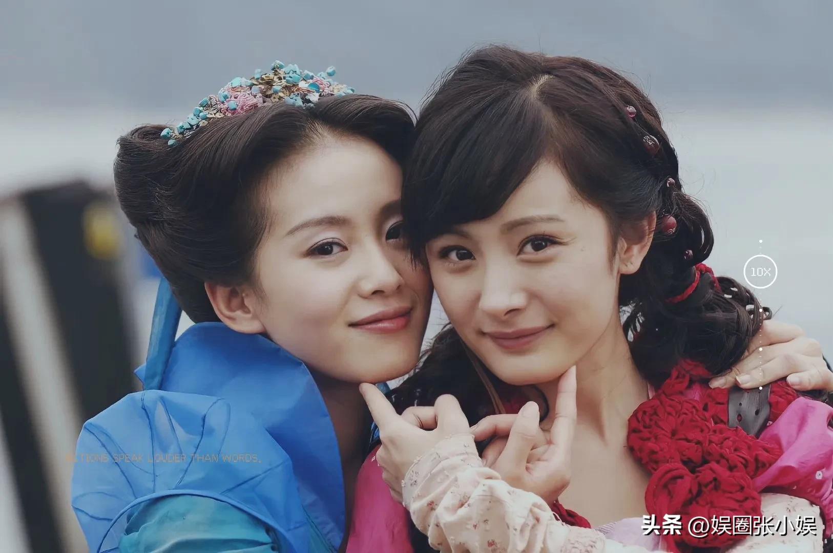 刘诗诗和杨幂同一天生日,杨幂为刘诗诗庆生合体发糖