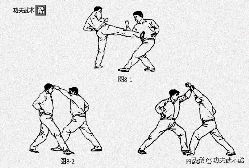 自由搏击防身术擒拿格斗,徒手格斗古拳法视频动作解析