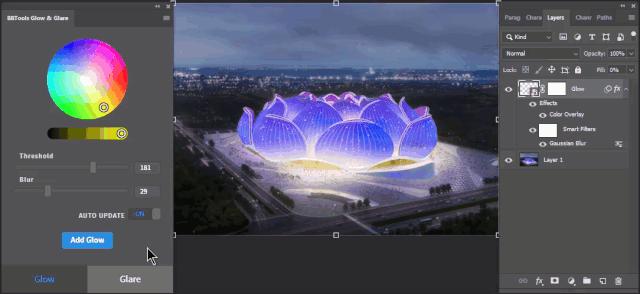 ps神仙特效,ps一键光效插件使用方法