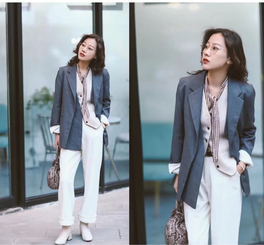 叠穿马甲长款针织可爱,秋季叠穿洋气马甲