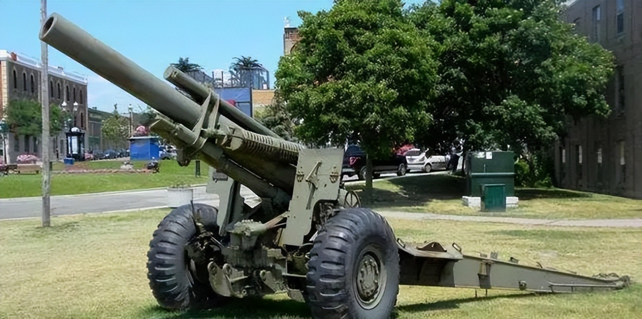 美国二战m109a2式155毫米榴弹炮,m1式155毫米榴弹炮越战