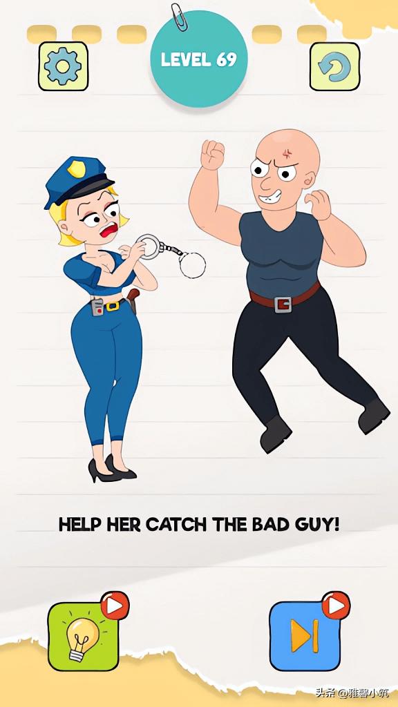 200关卡体验警察日常？脑洞益智手游《DrawPolice》教你画警察