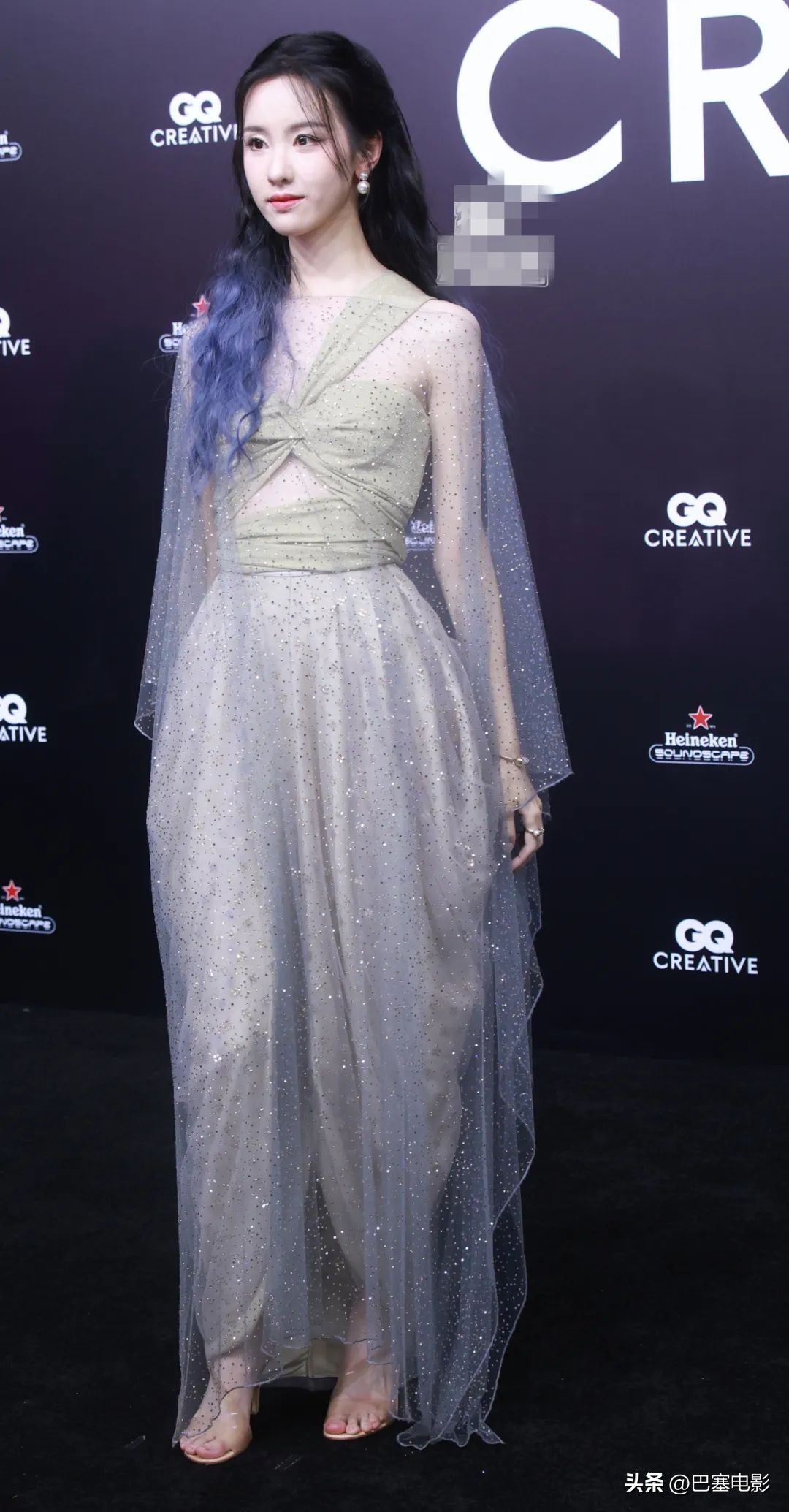 杨颖李沁look,杨幂baby李沁同时驾驭紫色