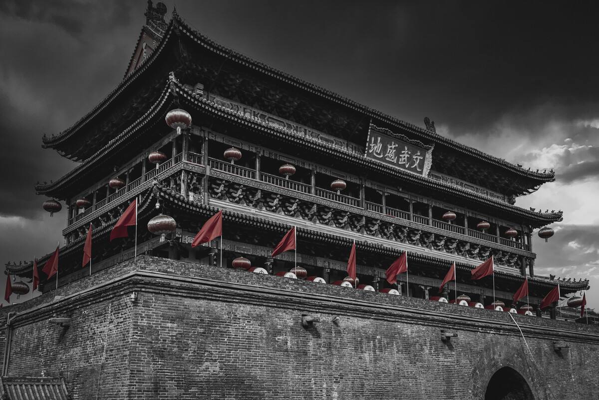 「银行卡上的中国十大名楼」钟鼓楼：晨钟暮鼓交替，文武胜地双楼