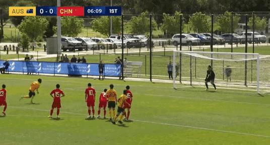 u17国青vs澳大利亚,输球但出线