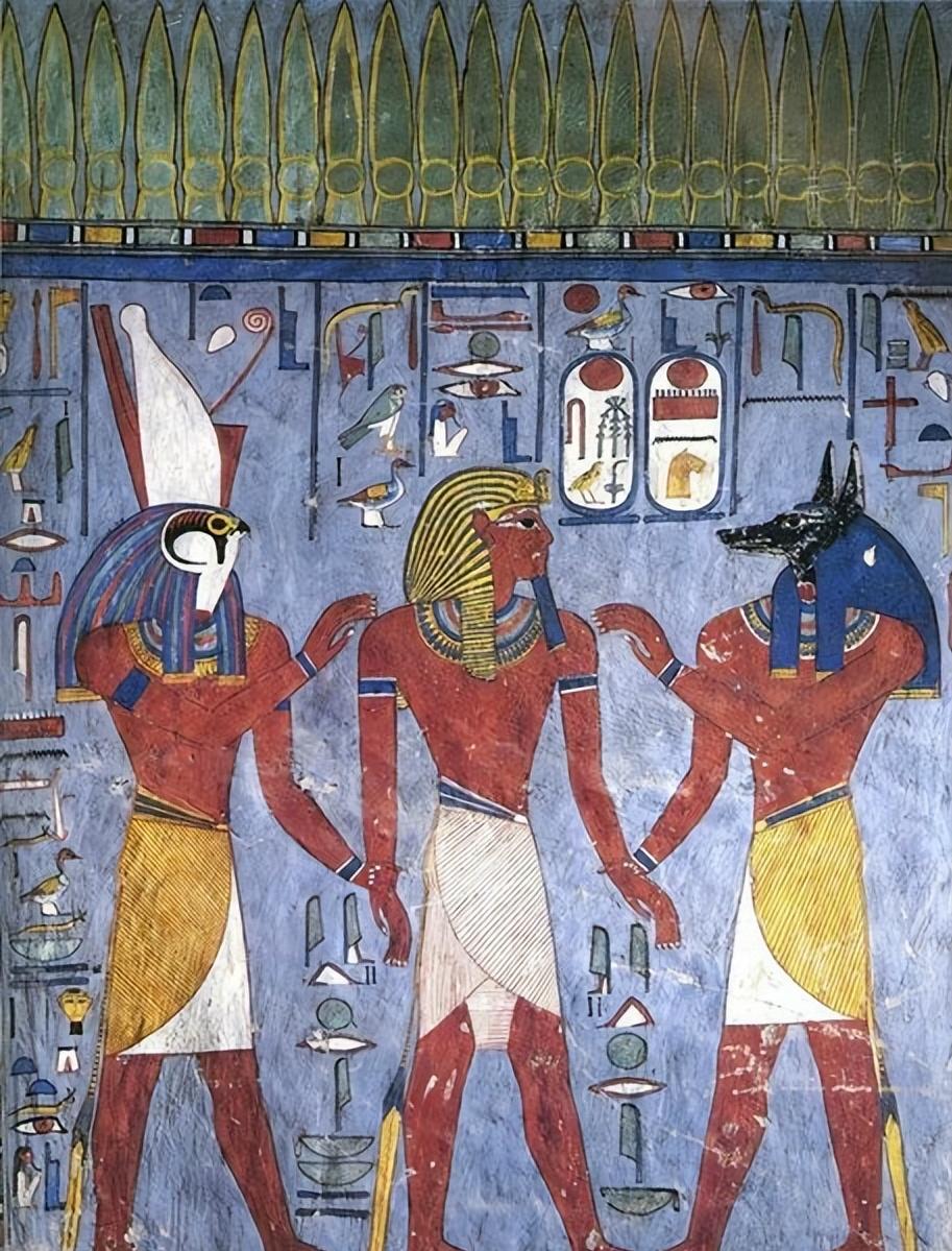 象形文字古埃及,古埃及壁画上都有哪些文字