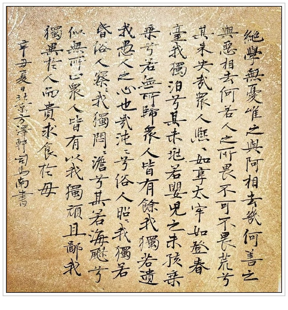 当代独立学者社会评论家,书法家司马南三十九幅经典书法作品赏析