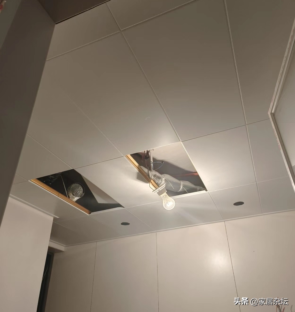 铝扣板吊顶不够整块,铝扣板吊顶不买浴霸可以吗