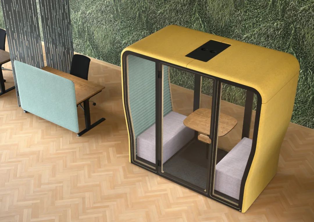 藏在写字楼里面的工作室,智慧办公工作站