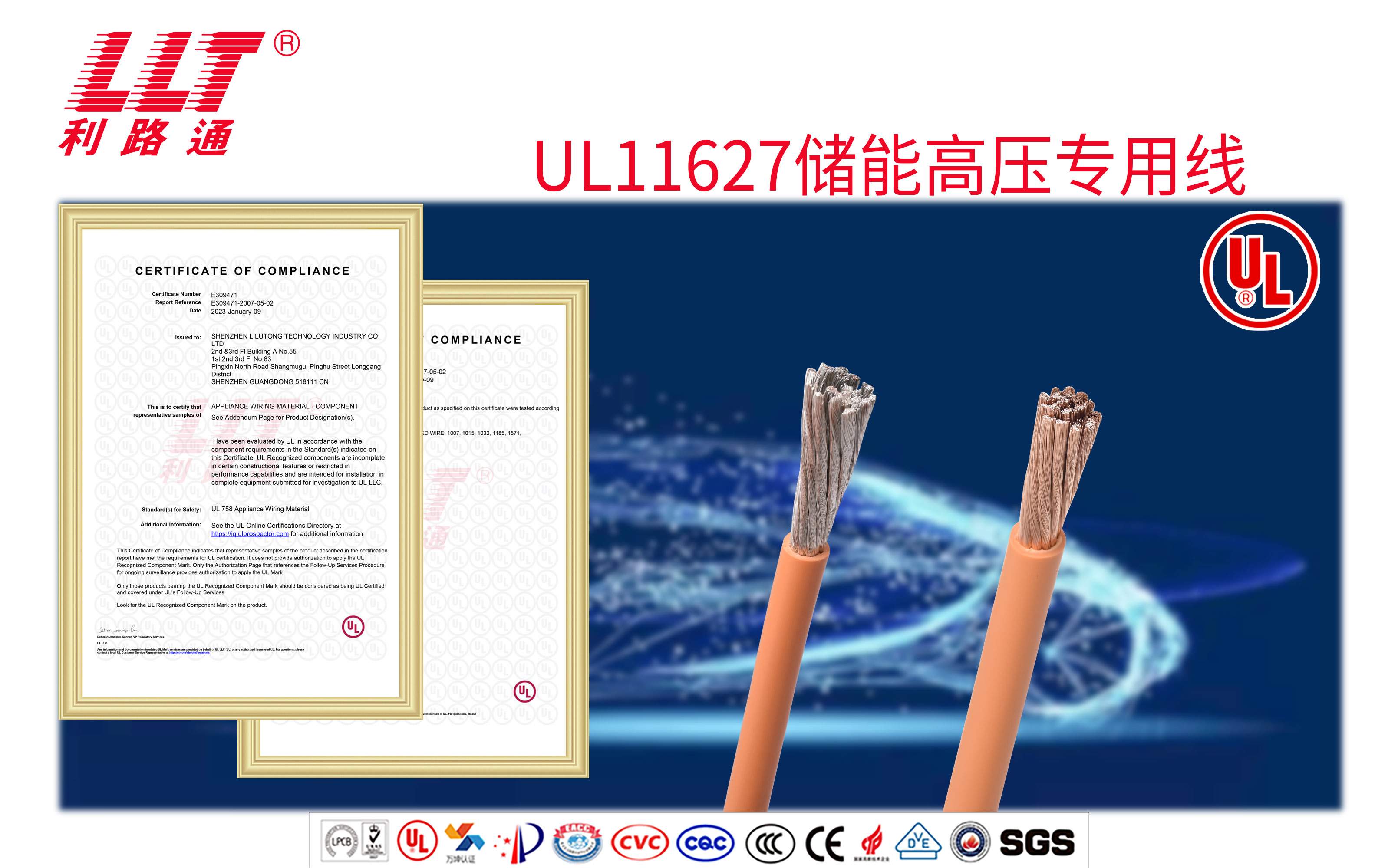 电缆ul认证,电线认证标准