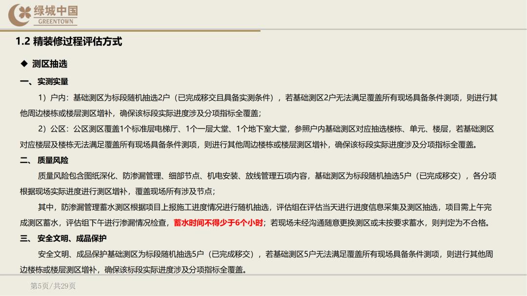 绿城精装修验房明细表下载,绿城精装修标准