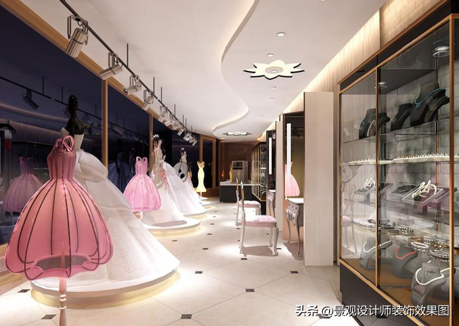 婚纱店灯光设计找谁设计,婚纱店设计空间布局