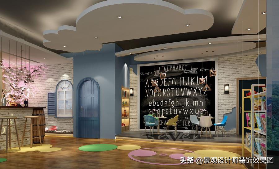 婚纱影楼设计效果图,影楼儿童照设计