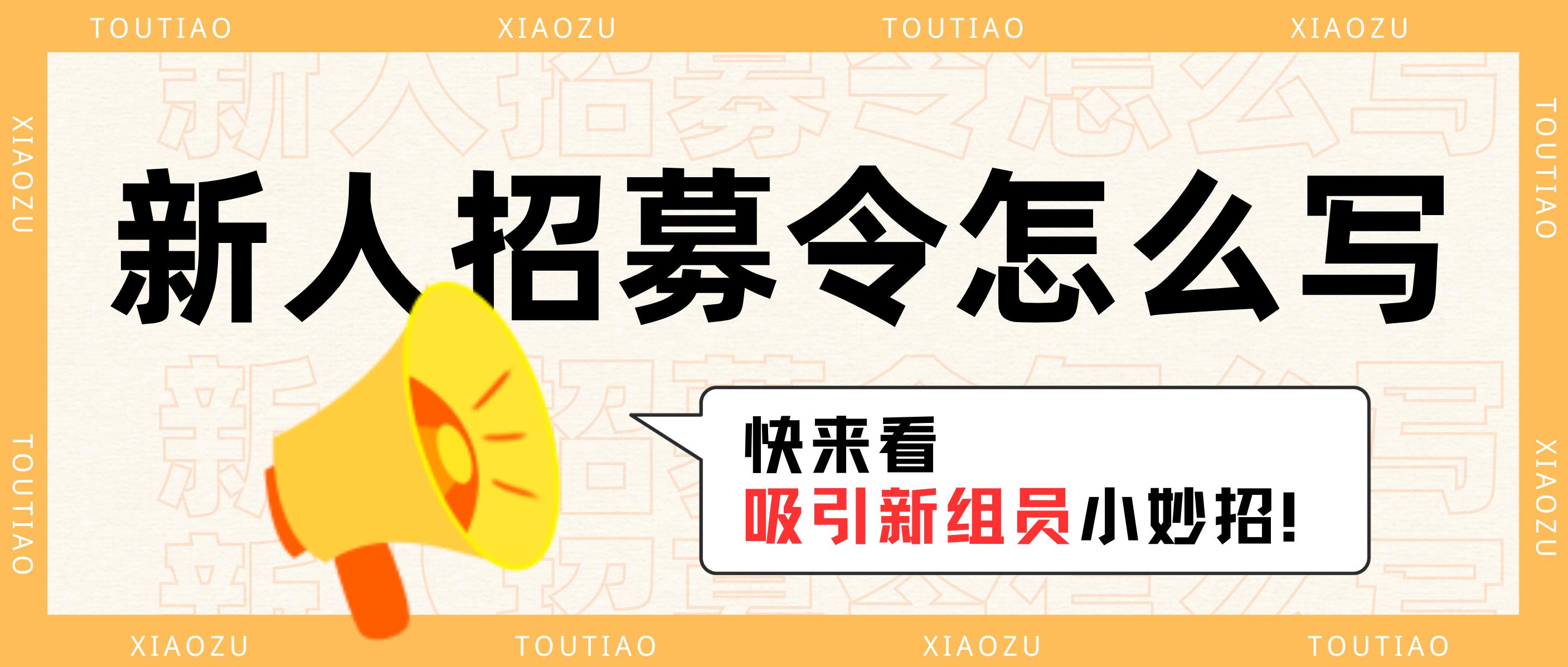 组长招募令,组长团队建设及人才培养怎么写