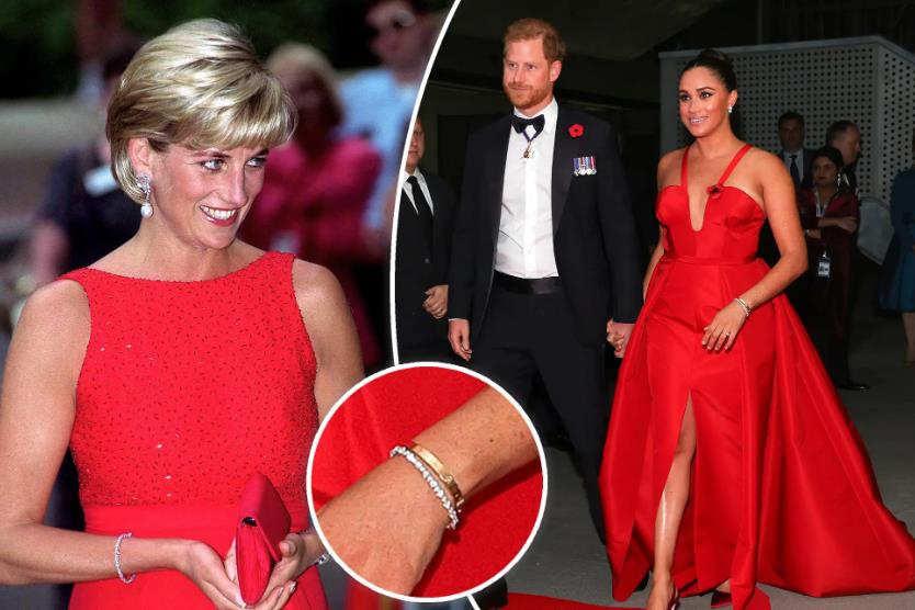 梅根再次抢镜,梅根戴安娜珠宝高级感