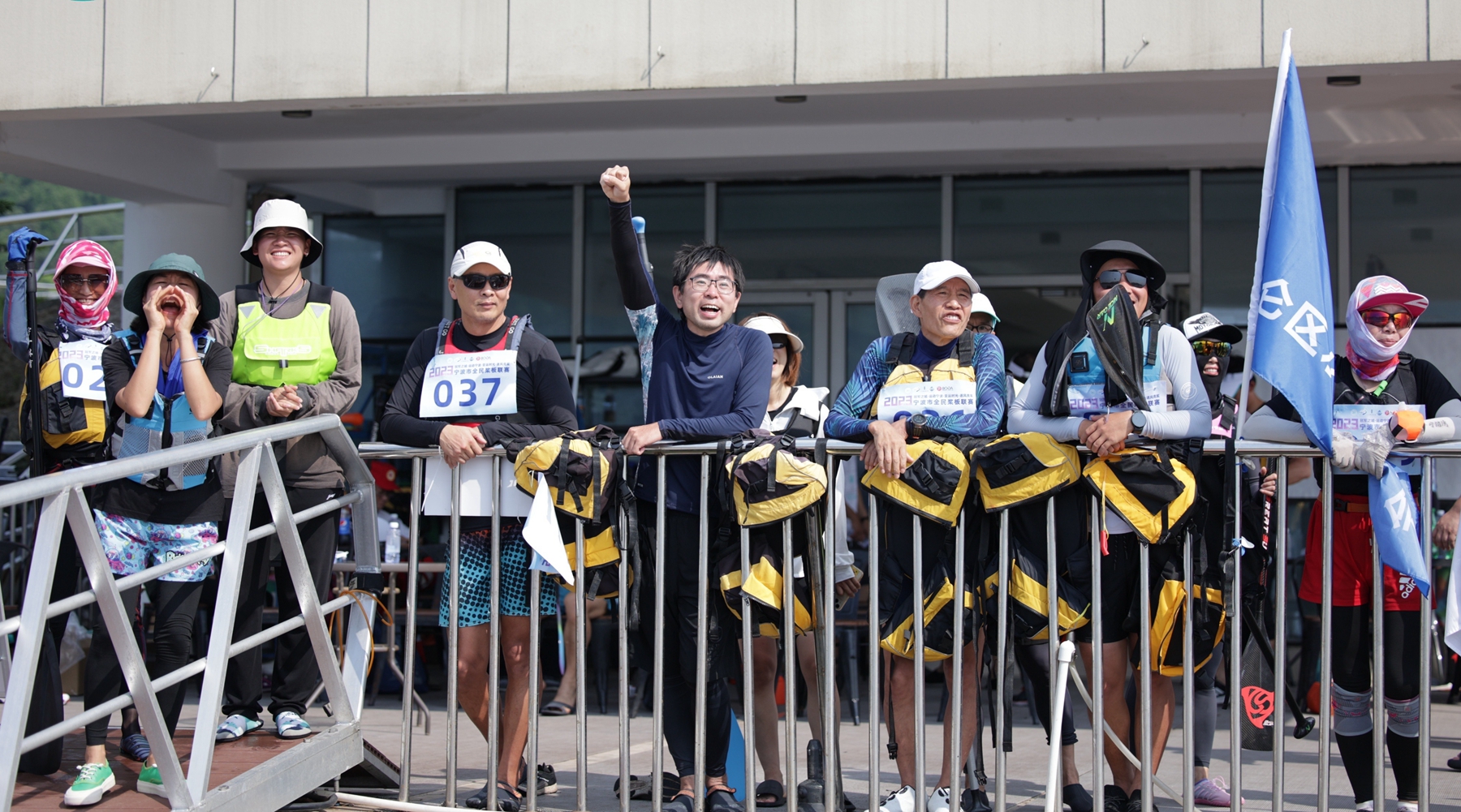 “天妃湖杯”2023宁波市全民桨板联赛（宁波湾站）激情开赛