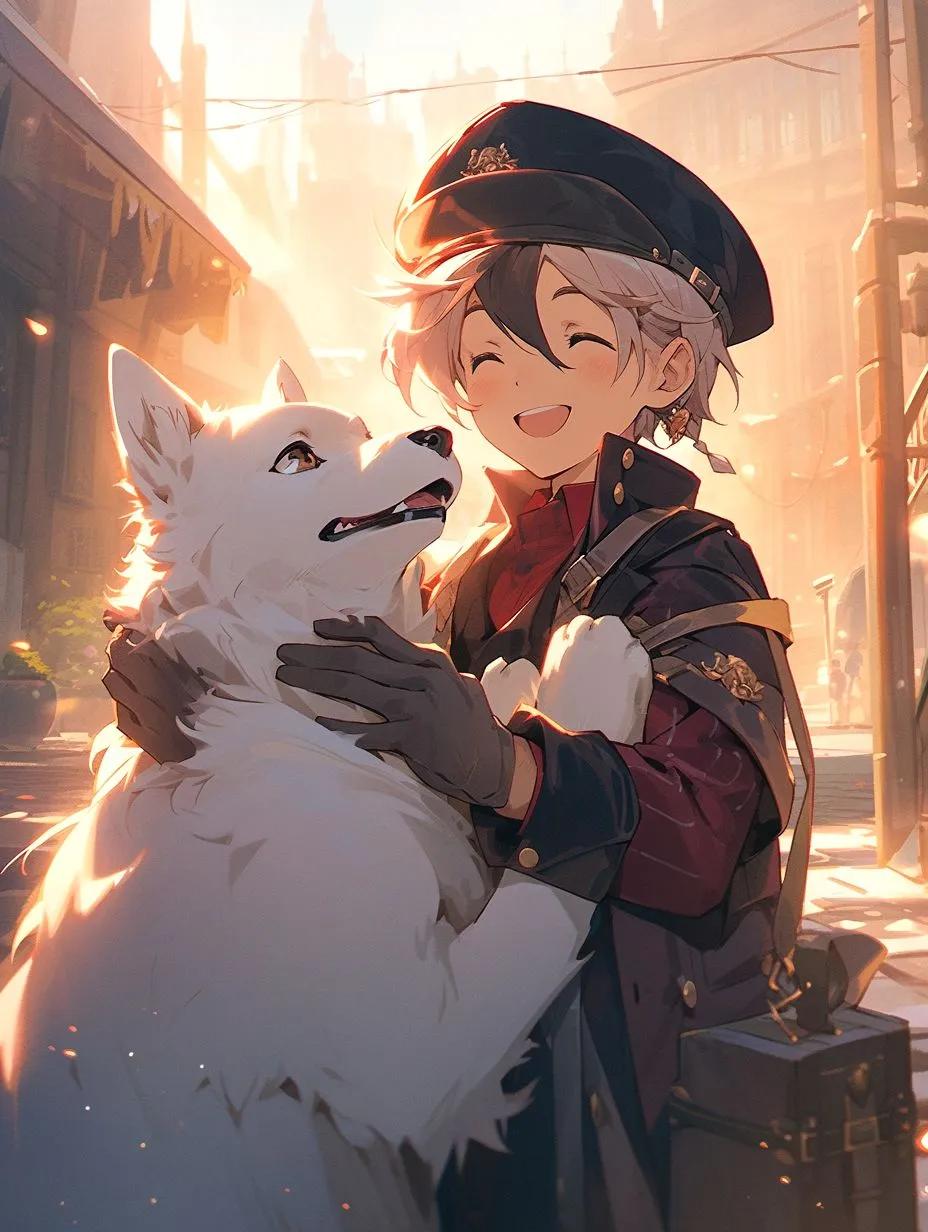 可爱头像男生宠物狗狗,三个小狗狗的头像