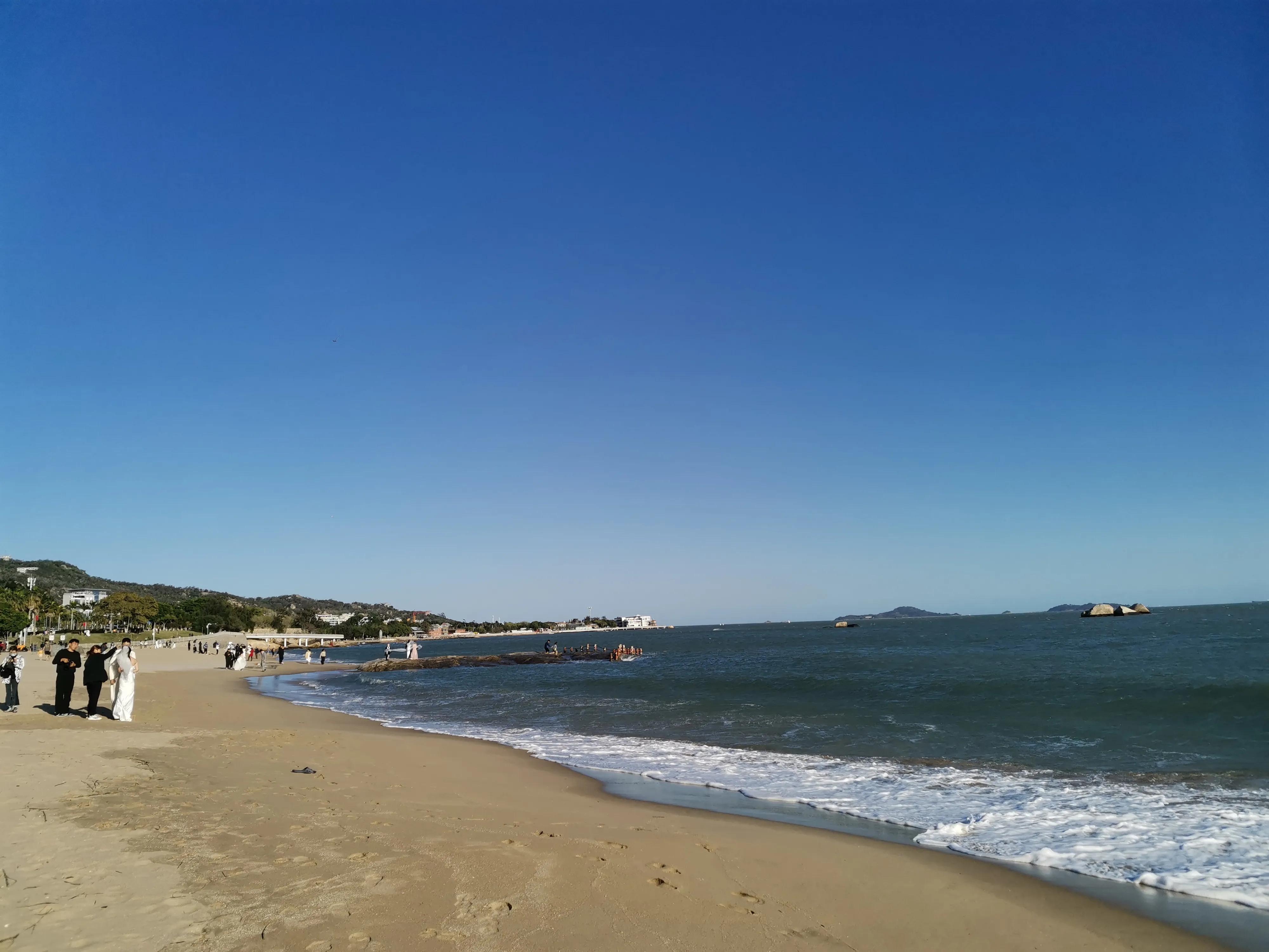 厦门的蓝天白云大海,厦门的海厦门的天空