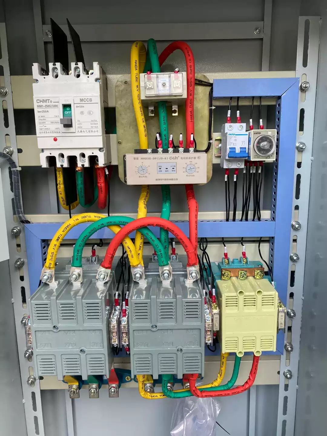 22kw星三角降压启动延时几秒,接触器星三角降压启动控制接线图