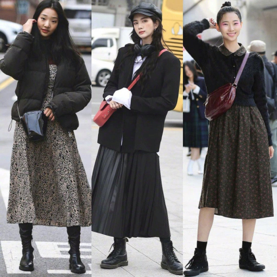 韩国女生裙子穿搭教程全过程,韩国春天穿什么裙子好看