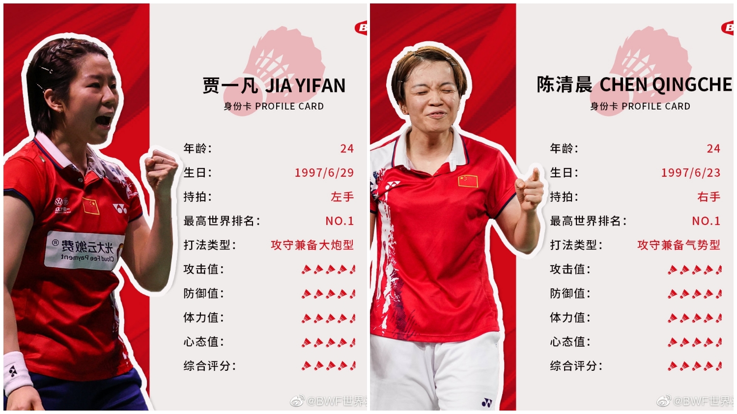 羽联最新排名2024年,羽联最新世界排名第八周