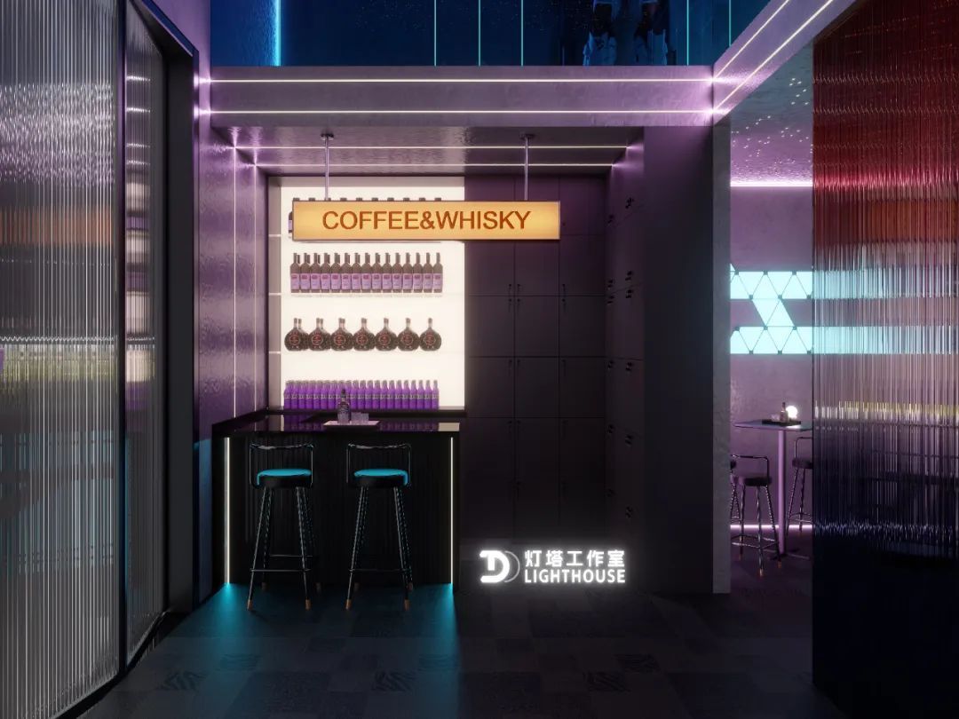 给人温暖的酒吧设计静谧又高级,设计感炫酷的酒吧