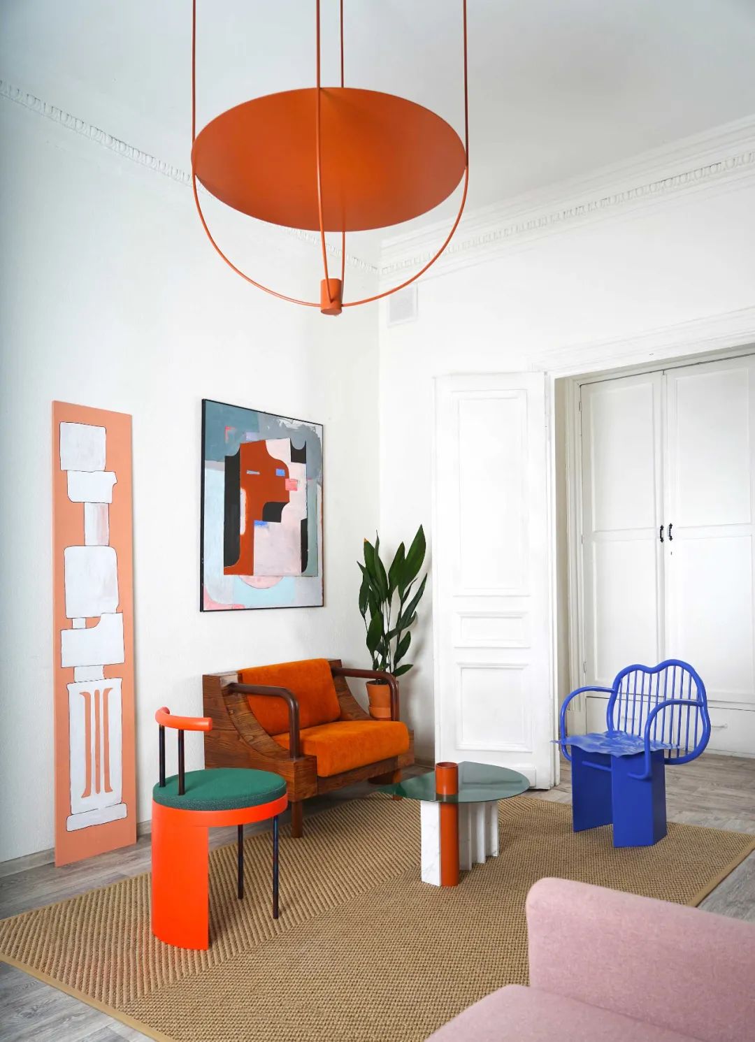 克莱因蓝背景图高级感,克莱因蓝设计