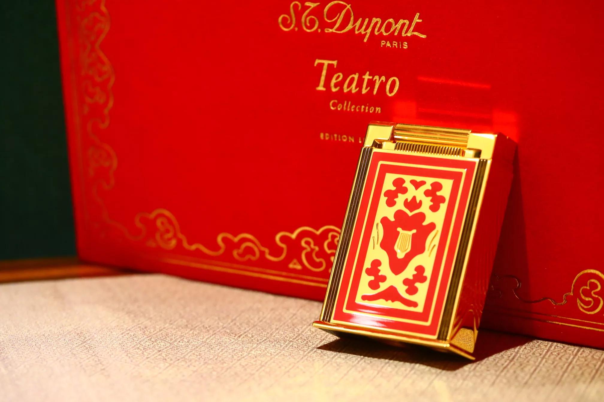 1997都彭限量版小丑假面剧场打火机，喜剧与悲剧生活本身融为一体