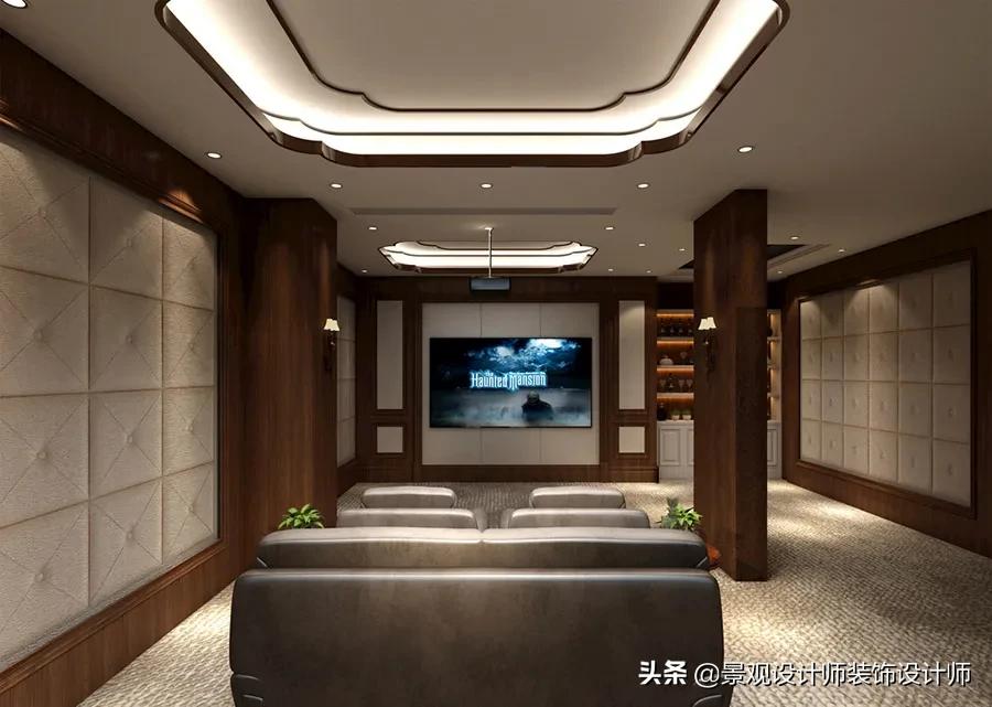 家庭影院ktv设计布局图,家庭ktv与家庭影院一体设计