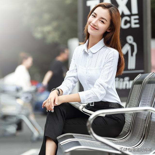 春季新款韩版时尚大方气质衬衫,秋季时尚韩系衬衫女