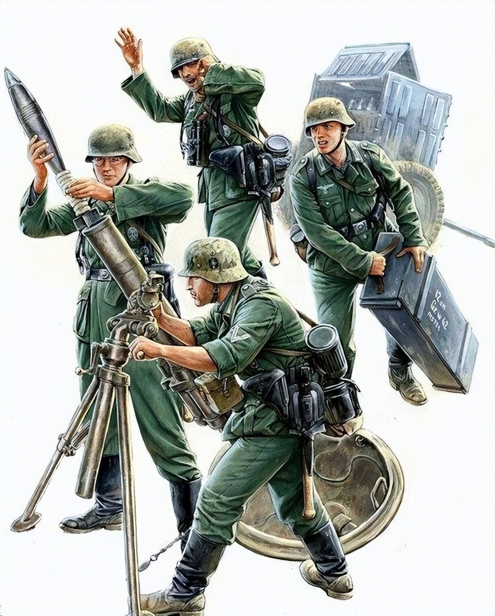 二战德军彩照图,二战德军坦克彩绘图片