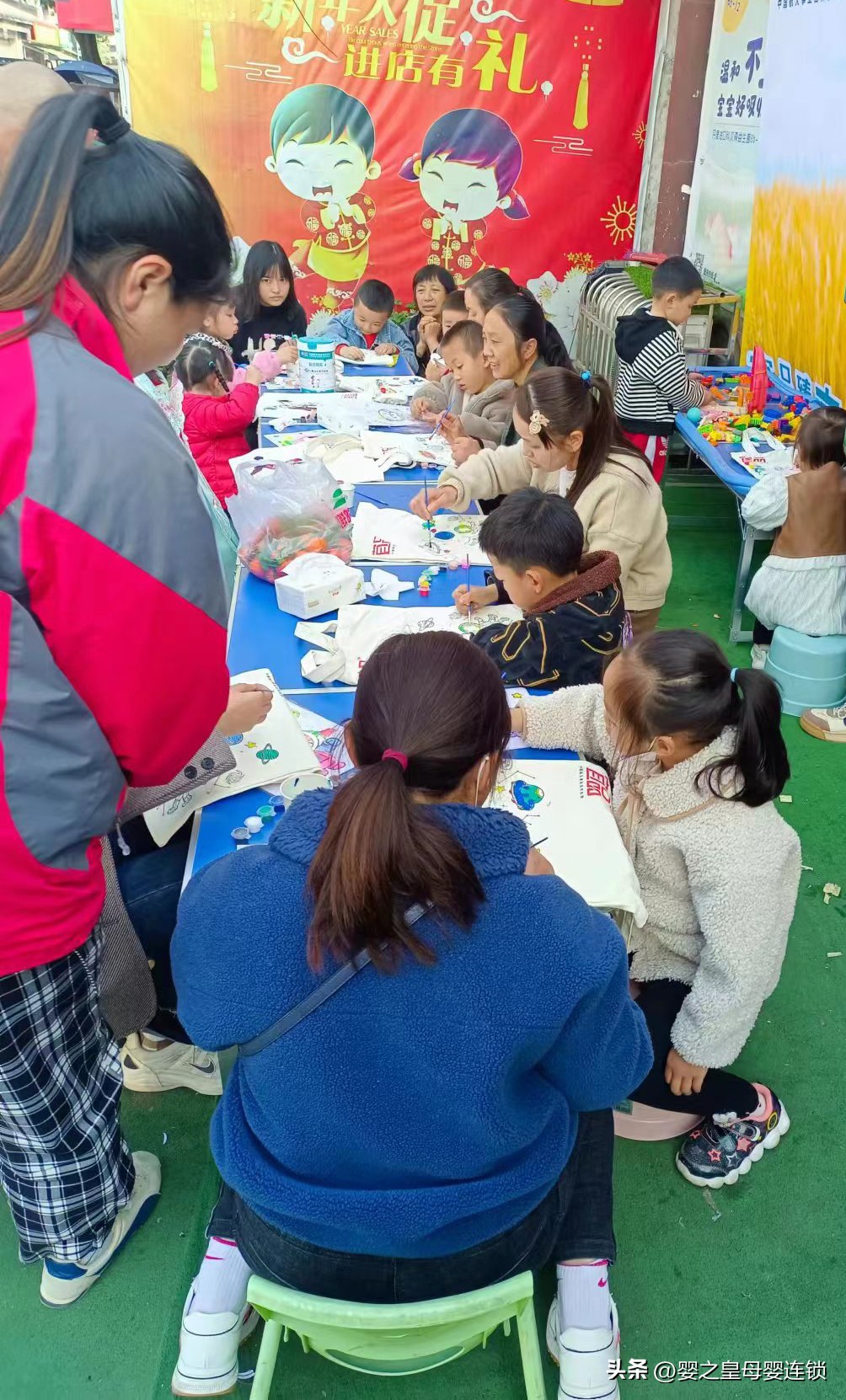婴之皇母婴连锁孝泉店【宜品益臻臻高手工亲子活动】