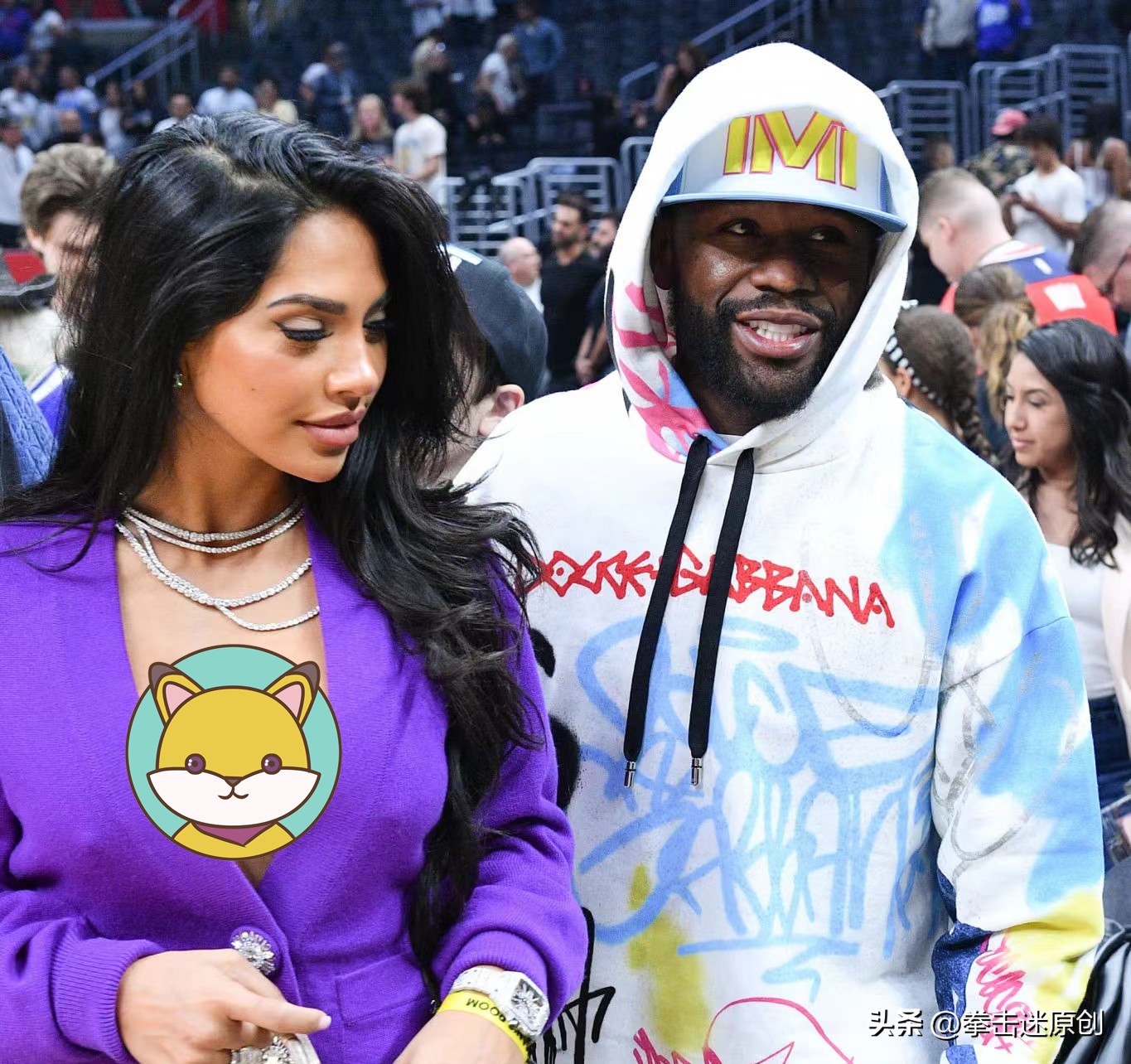 梅威瑟和新女友,拳王梅威瑟与女友高调亮相