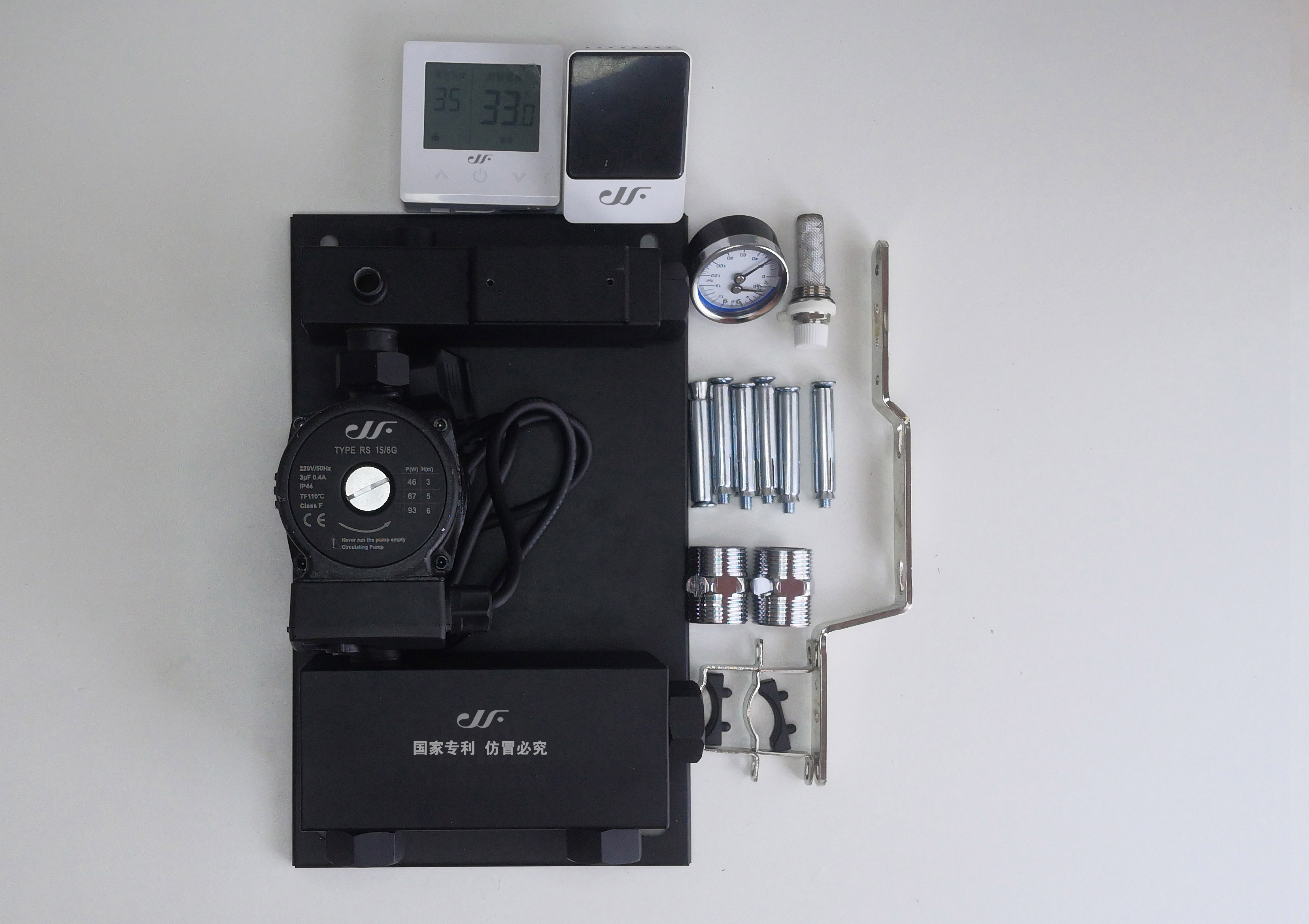 地暖方形耦合罐和圆形耦合罐,地暖黑金刚耦合罐